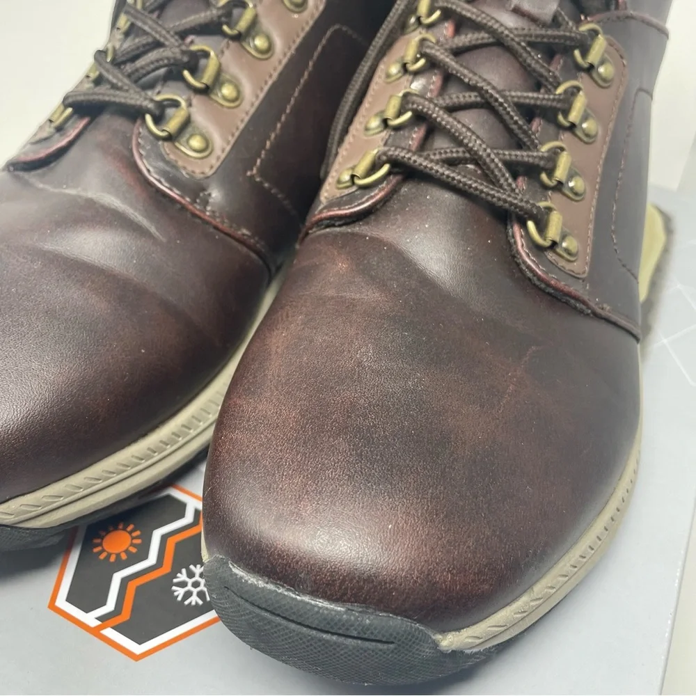 KHOMBU Men's Nick Boots Brown with Box size 12